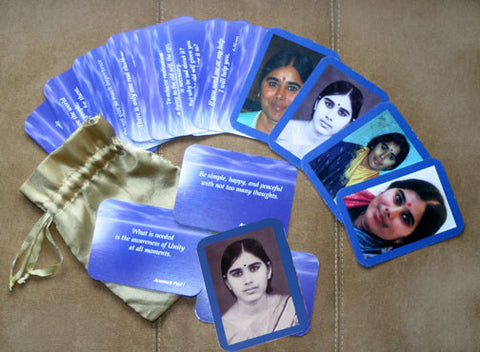 Mother Meera inspirational card deck
